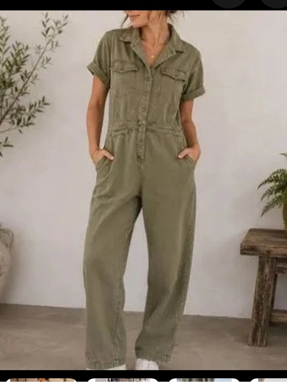 Young Fabulous & Broke Olive Utility Cargo Jumpsuit - Men